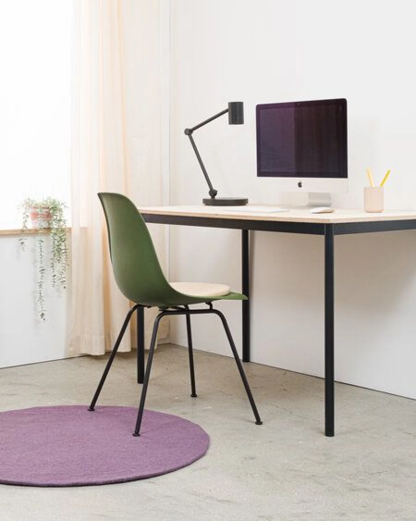 myfelt Filzteppich rund, 100% reiner Schurwolle – Ansicht 4