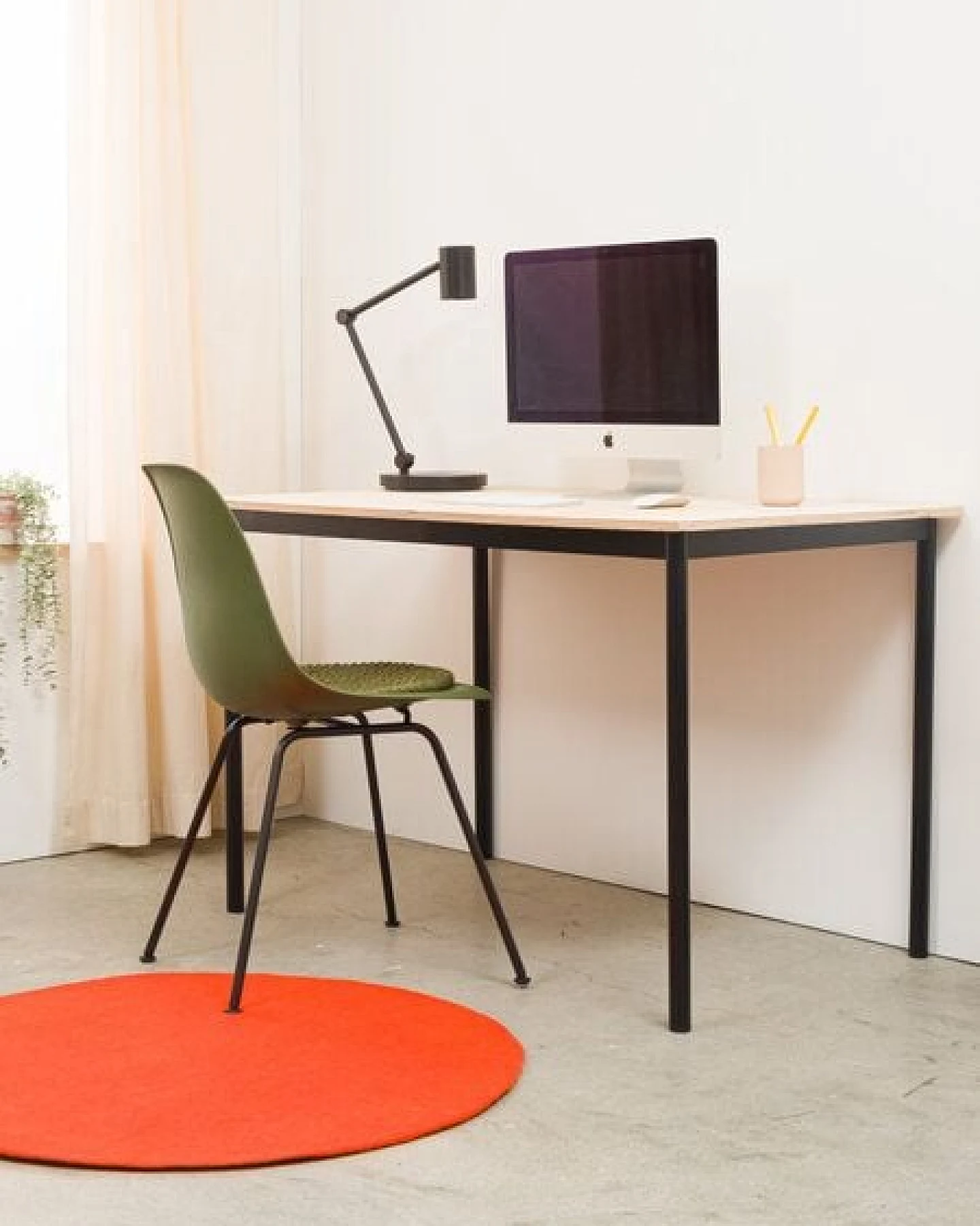 myfelt Filzteppich rund, 100% reiner Schurwolle – Ansicht 4