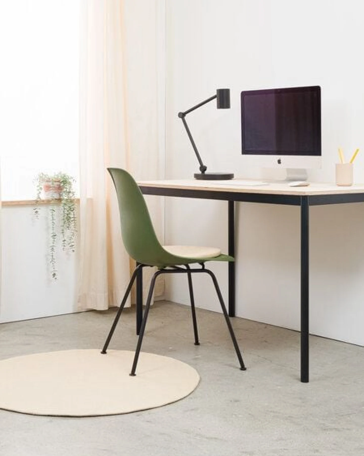 myfelt Filzteppich rund, 100% reiner Schurwolle – Ansicht 4