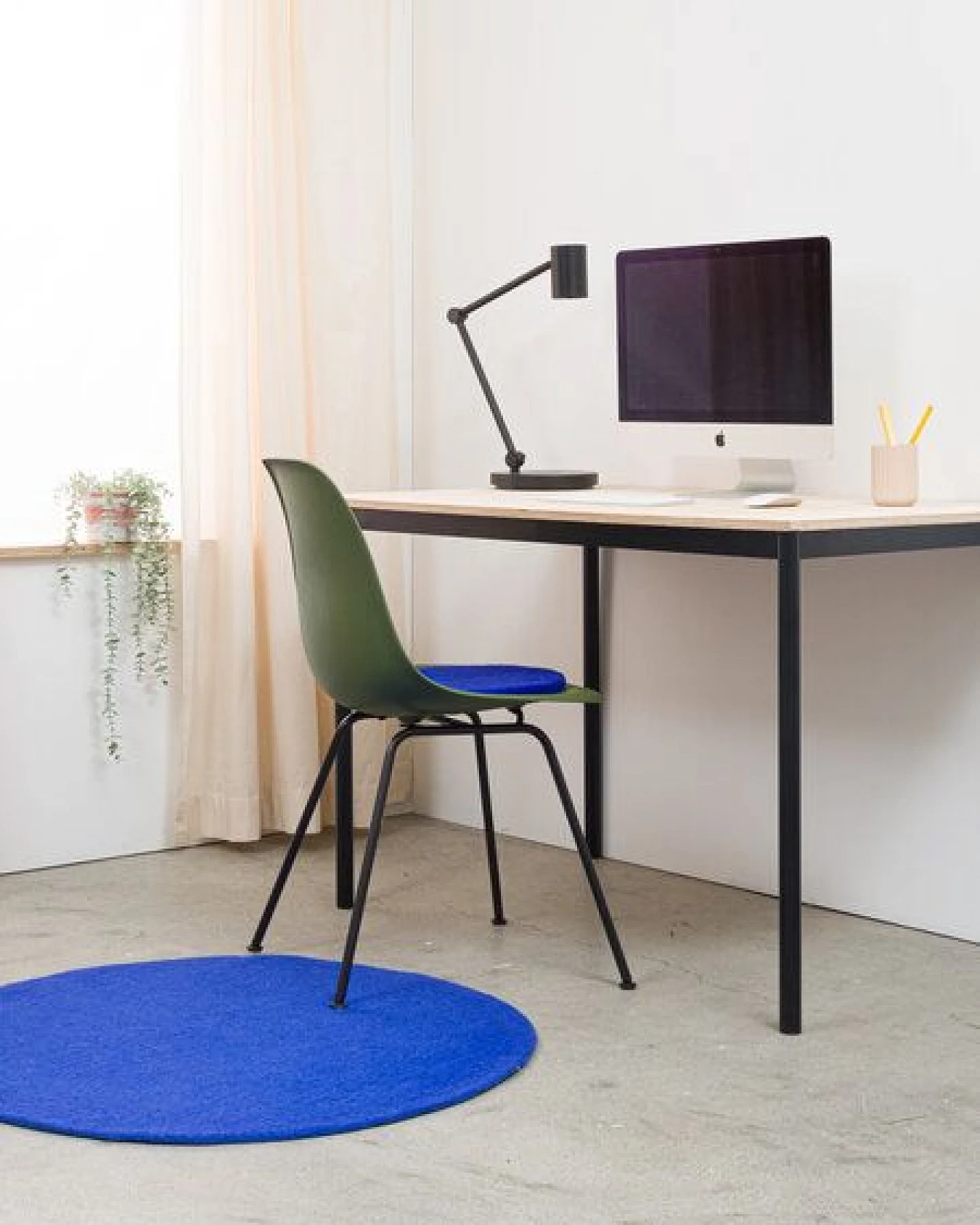 myfelt Filzteppich rund, 100% reiner Schurwolle – Ansicht 4