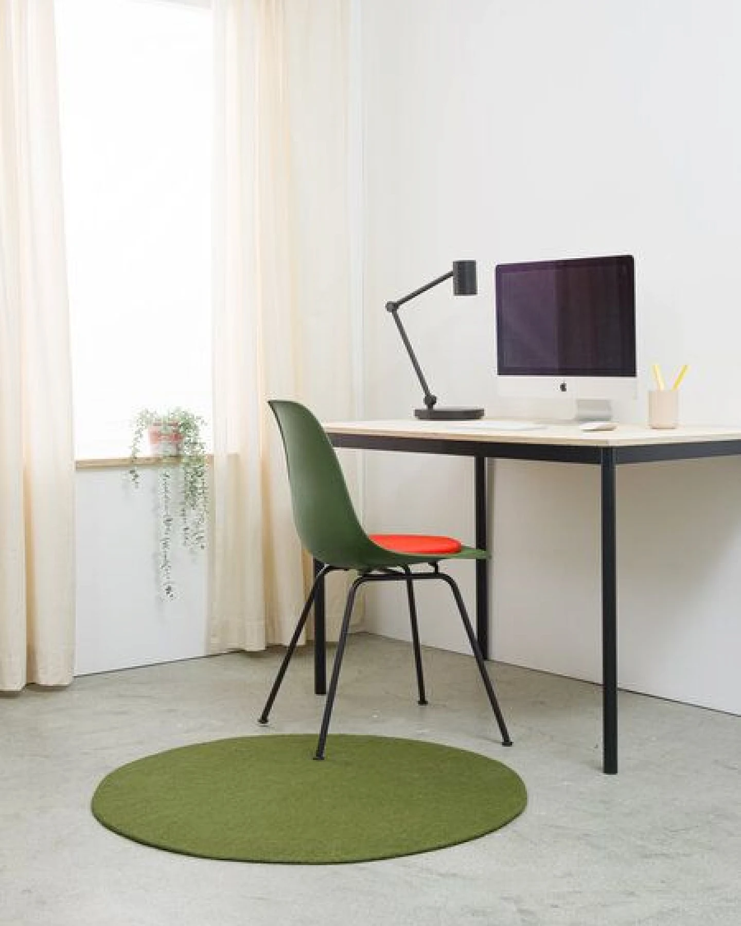 myfelt Filzteppich rund, 100% reiner Schurwolle – Ansicht 4