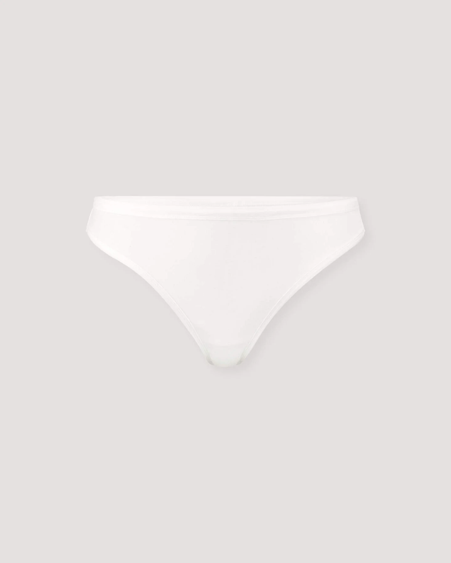 hessnatur Damen Brazil Regular Cut PURE BALANCE aus Bio-Baumwolle und TENCEL™ Modal - weiß - Größe 40 – Ansicht 3