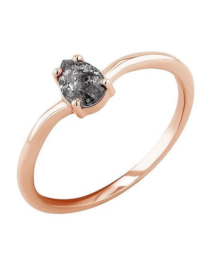 Eppi Verlobungsring mit Salt and Pepper Diamant in Birmenform Roisin
