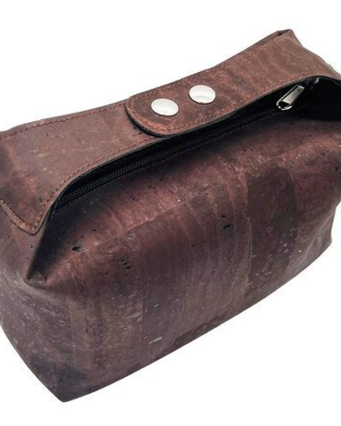 Kork-Deko Dunkelbraune Kosmetiktasche aus Kork – Ansicht 2