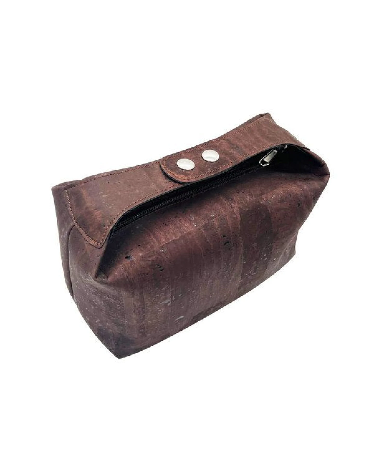 Kork-Deko Dunkelbraune Kosmetiktasche aus Kork – Ansicht 2