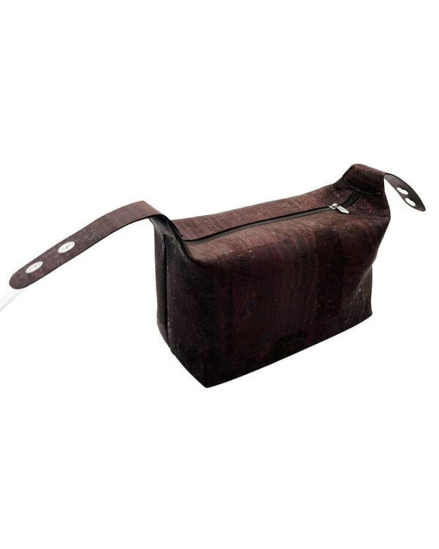 Kork-Deko Dunkelbraune Kosmetiktasche aus Kork – Ansicht 4