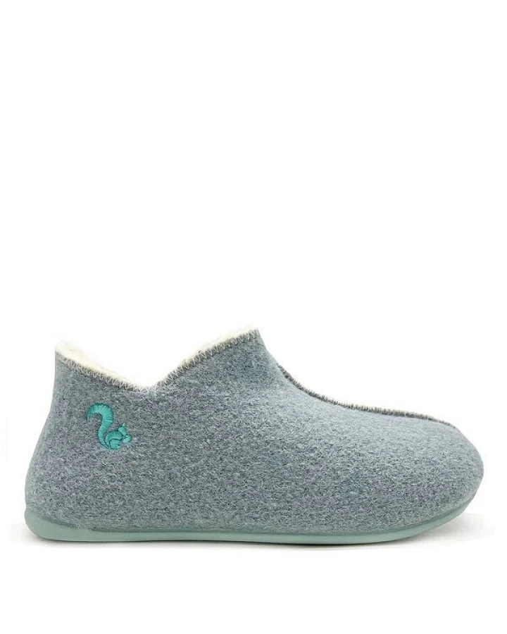 Die Slipper Booties "thies ®" aus weichem Wollfilz, fair produziert