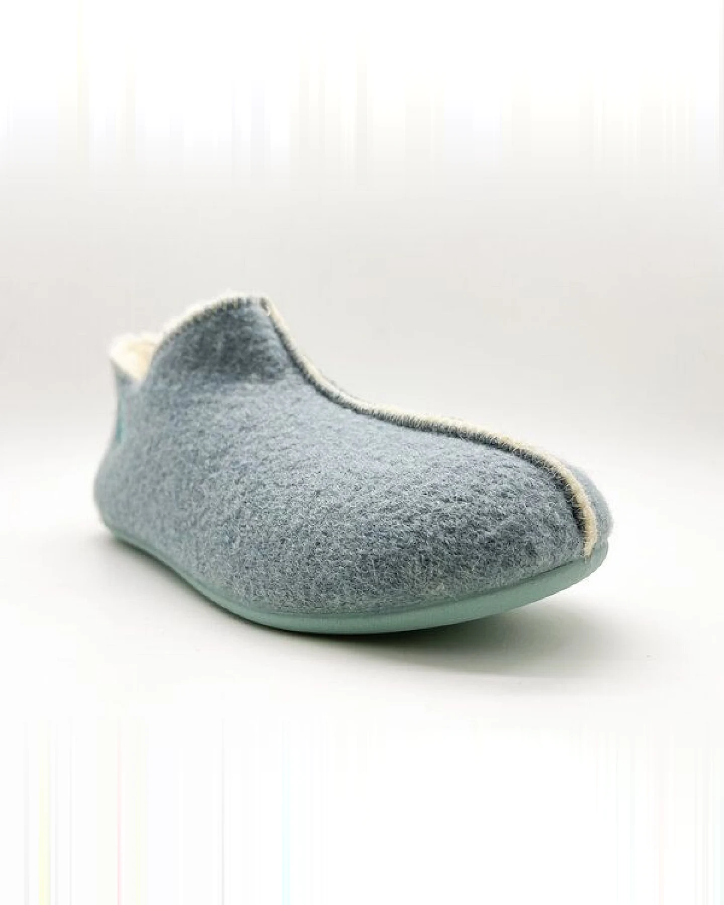 Die Slipper Booties "thies ®" aus weichem Wollfilz, fair produziert – Ansicht 2