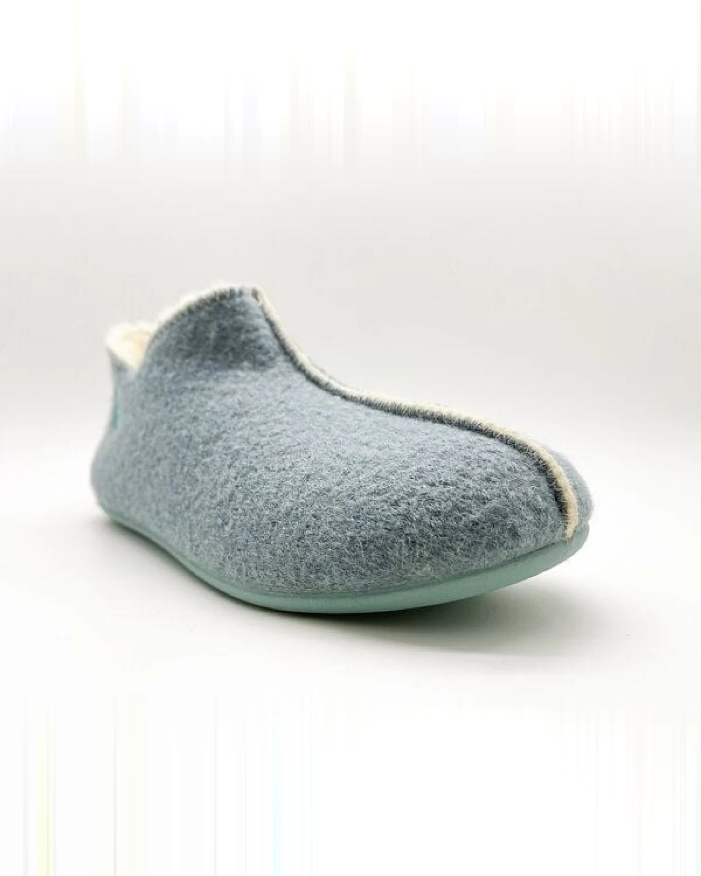 Die Slipper Booties "thies ®" aus weichem Wollfilz, fair produziert – Ansicht 2
