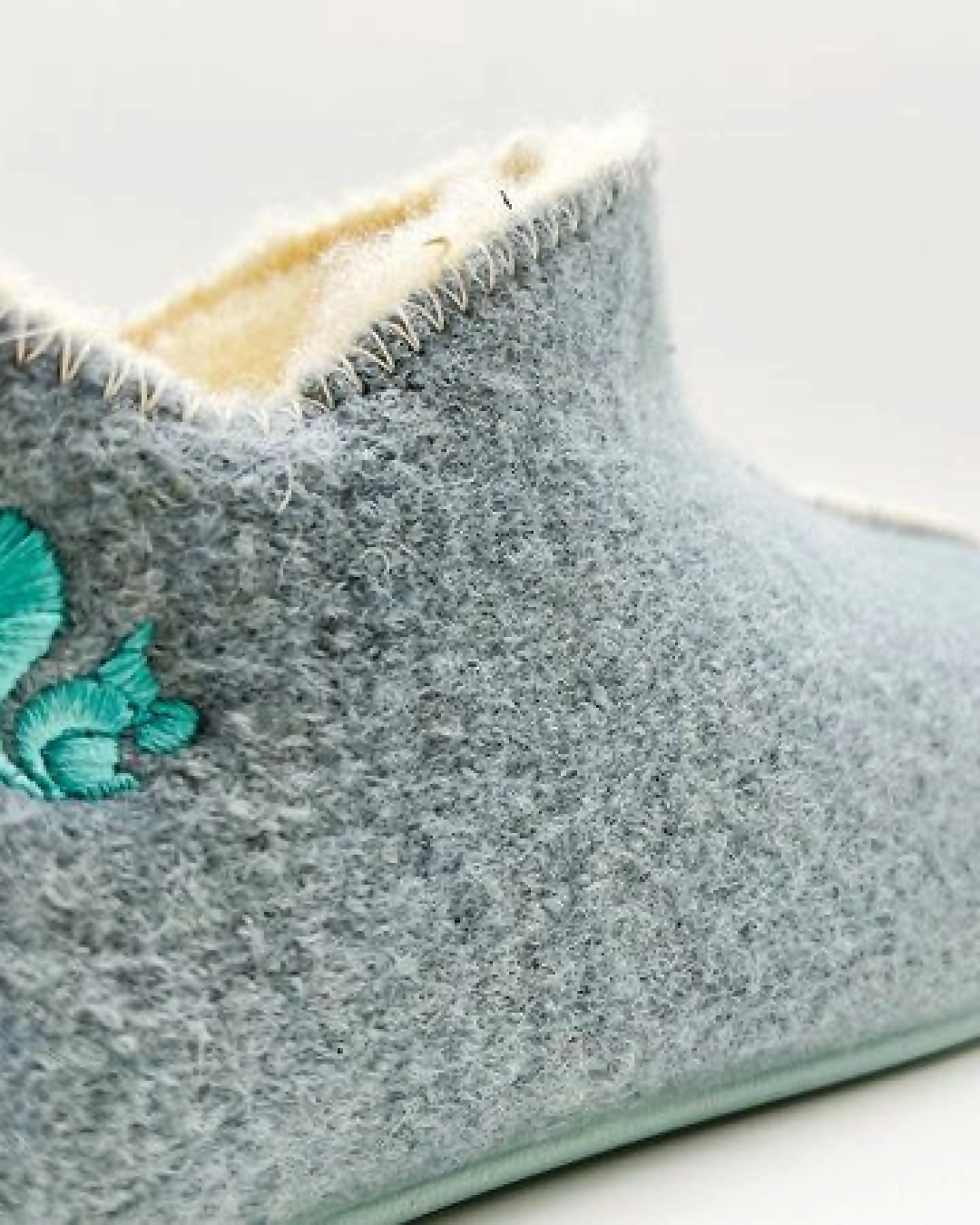 Die Slipper Booties "thies ®" aus weichem Wollfilz, fair produziert – Ansicht 4