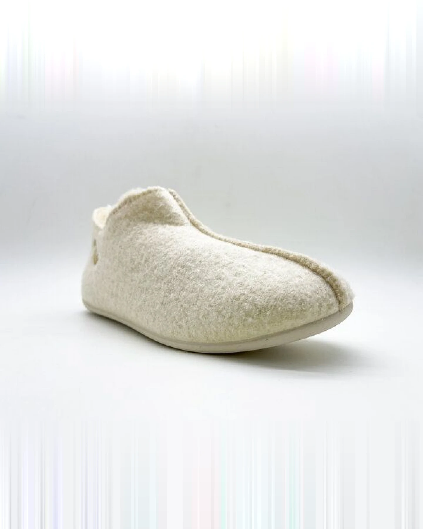 Die Slipper Booties "thies ®" aus weichem Wollfilz, fair produziert – Ansicht 2