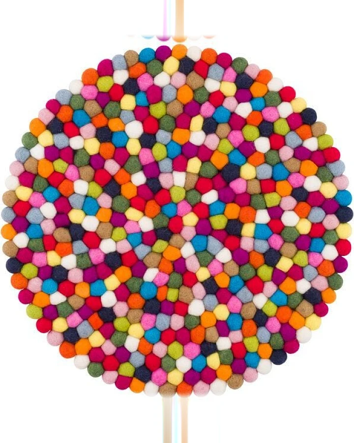 myfelt Filzkugel Sitzauflage (⌀ 36 cm, 36 x 36 cm)