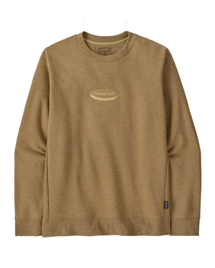 Patagonia - 95 Oval Logo Uprisal Crew Sweatshirt - Pullover Gr XS beige/braun