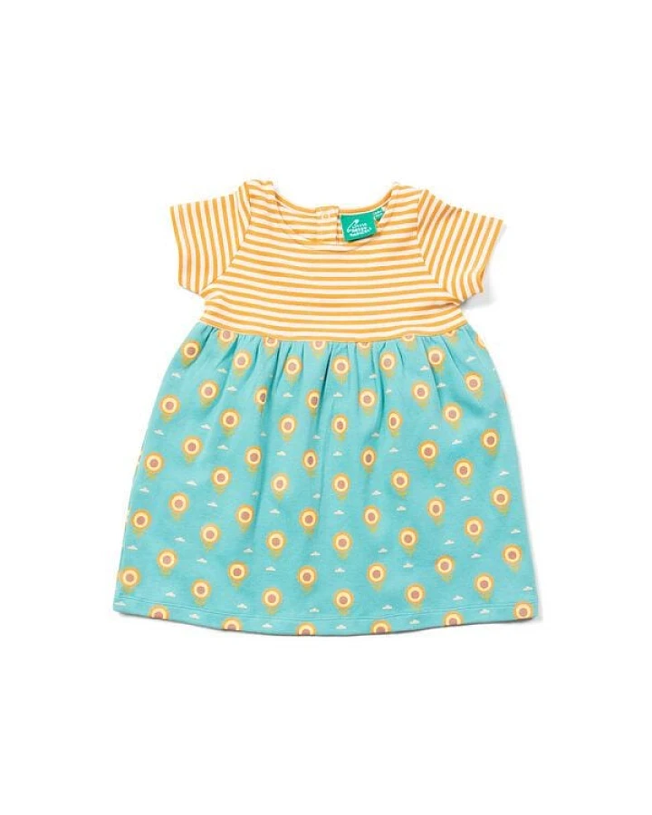 Little Green Radicals Kinder-Sommerkleid aus Bio-Baumwolle – Easy Peasy