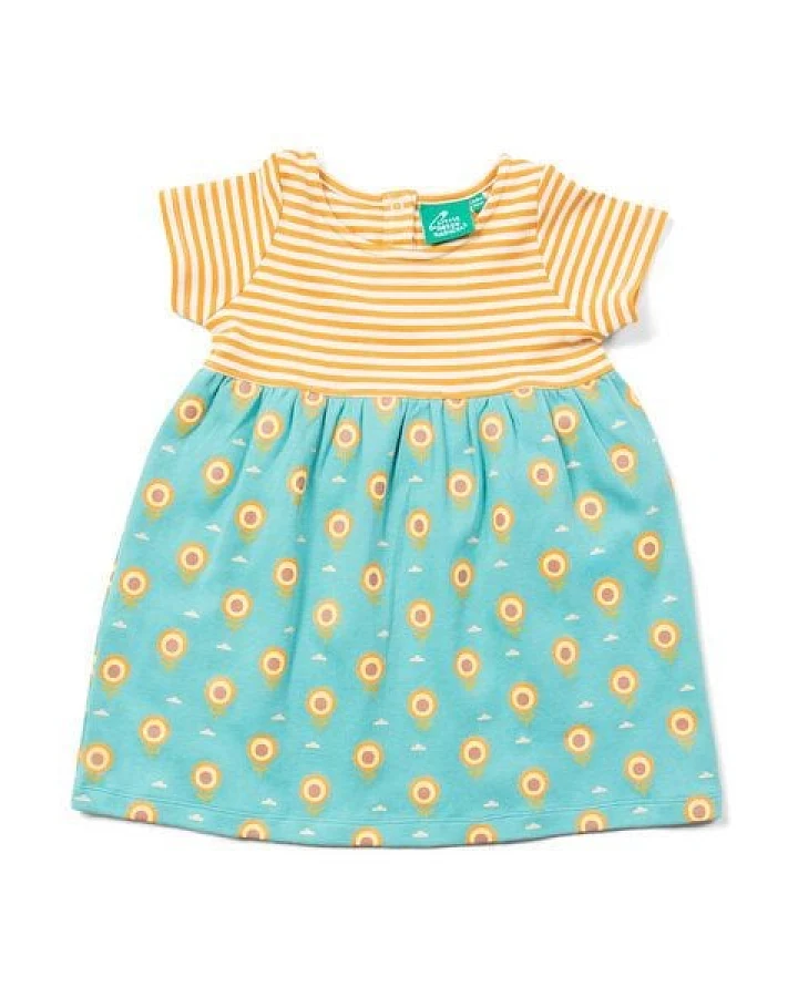 Little Green Radicals Kinder-Sommerkleid aus Bio-Baumwolle – Easy Peasy