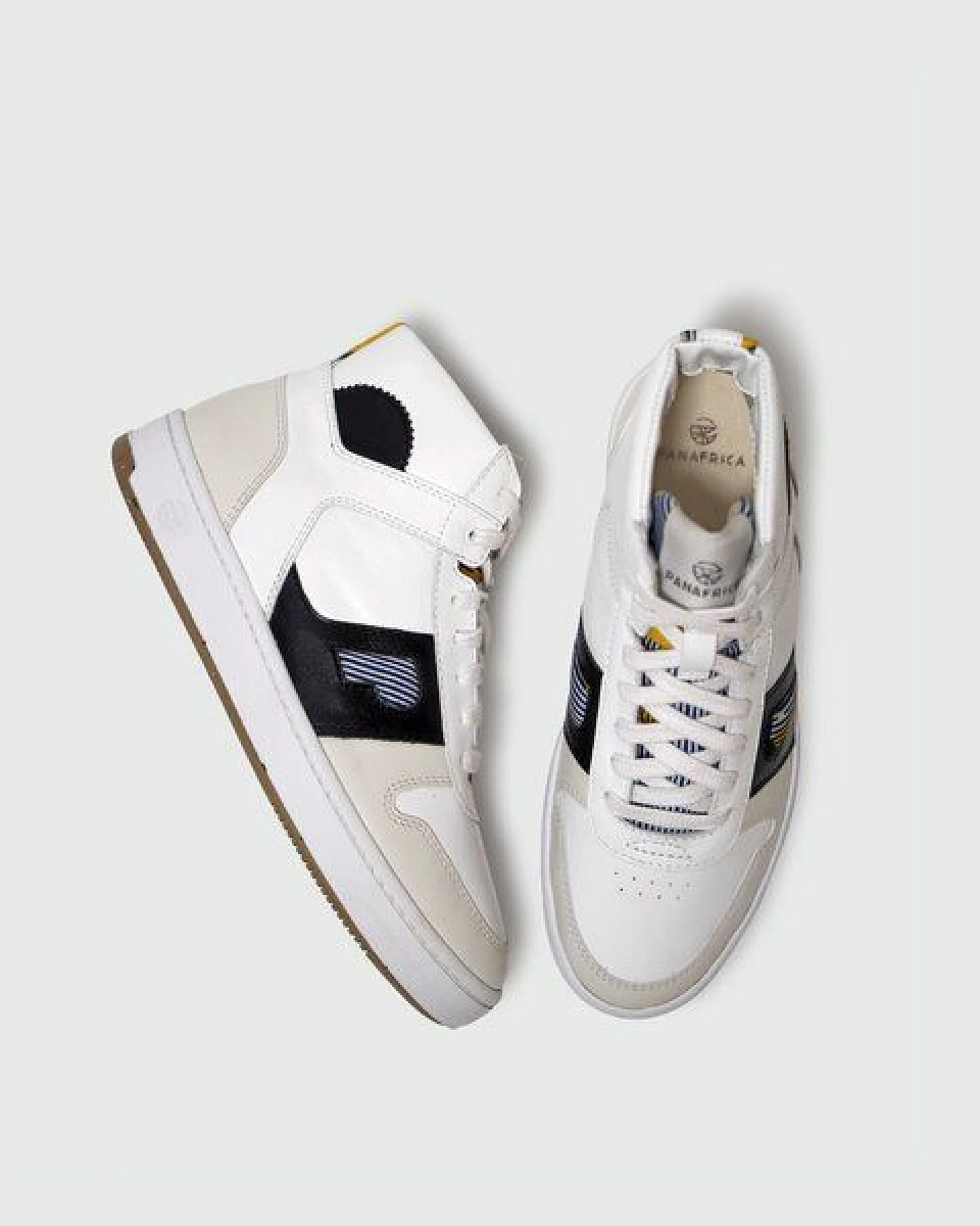 PANAFRICA Kasai Mid - Unisex Recycling Sneaker - Noir – Ansicht 2
