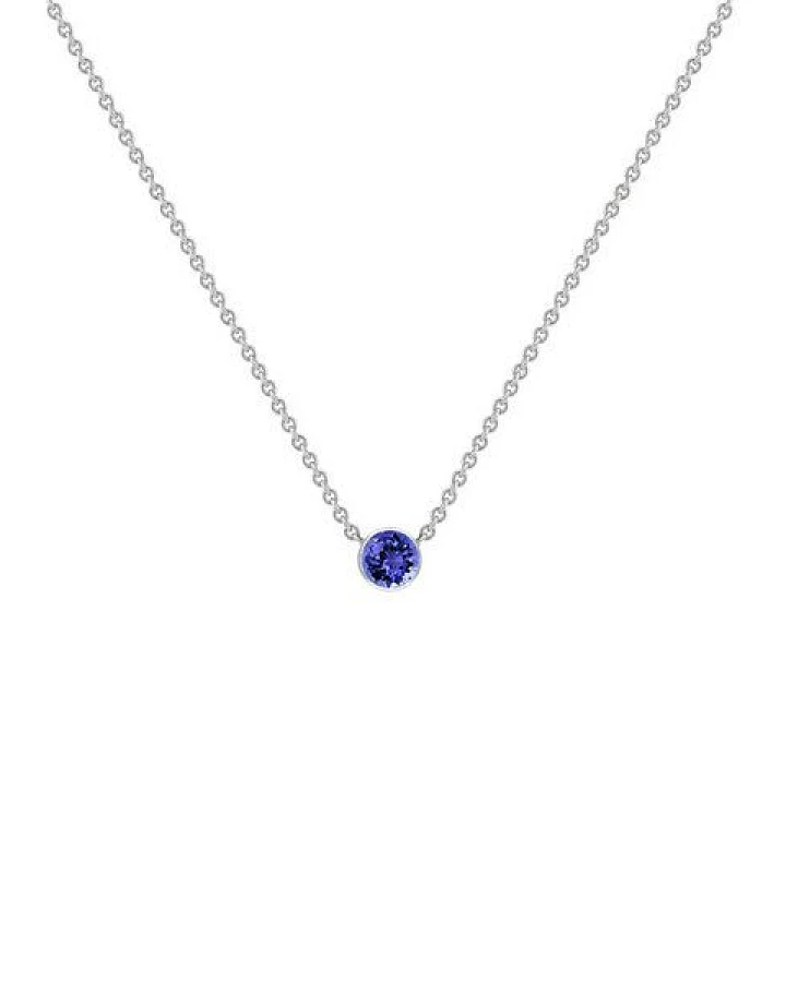 Eppi Minimalistische Kette mit einem Tansanit Glosie