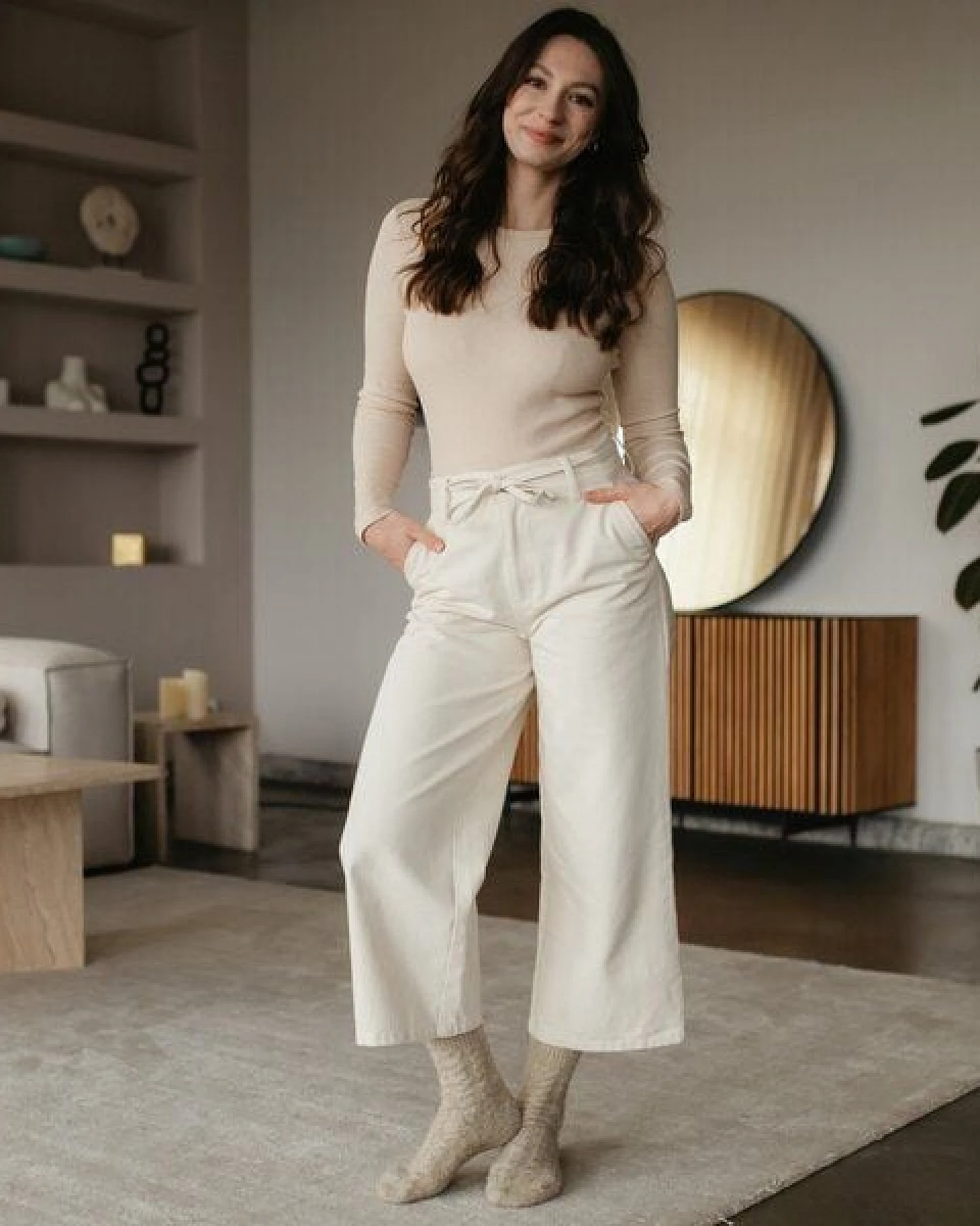 NORDLICHT Damen Hose LYKKE aus fester Bio-Baumwolle – Ansicht 3