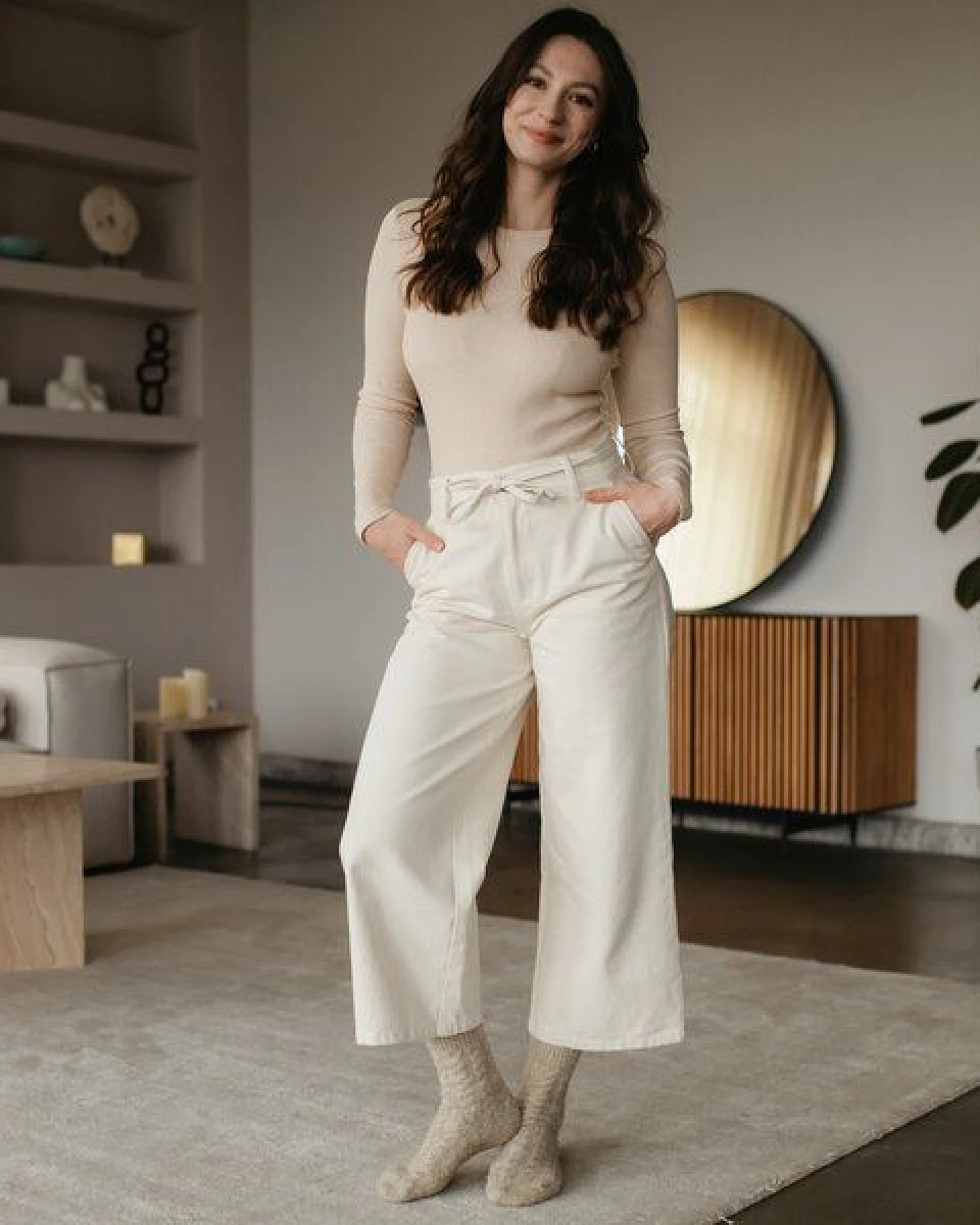 NORDLICHT Damen Hose LYKKE aus fester Bio-Baumwolle – Ansicht 3