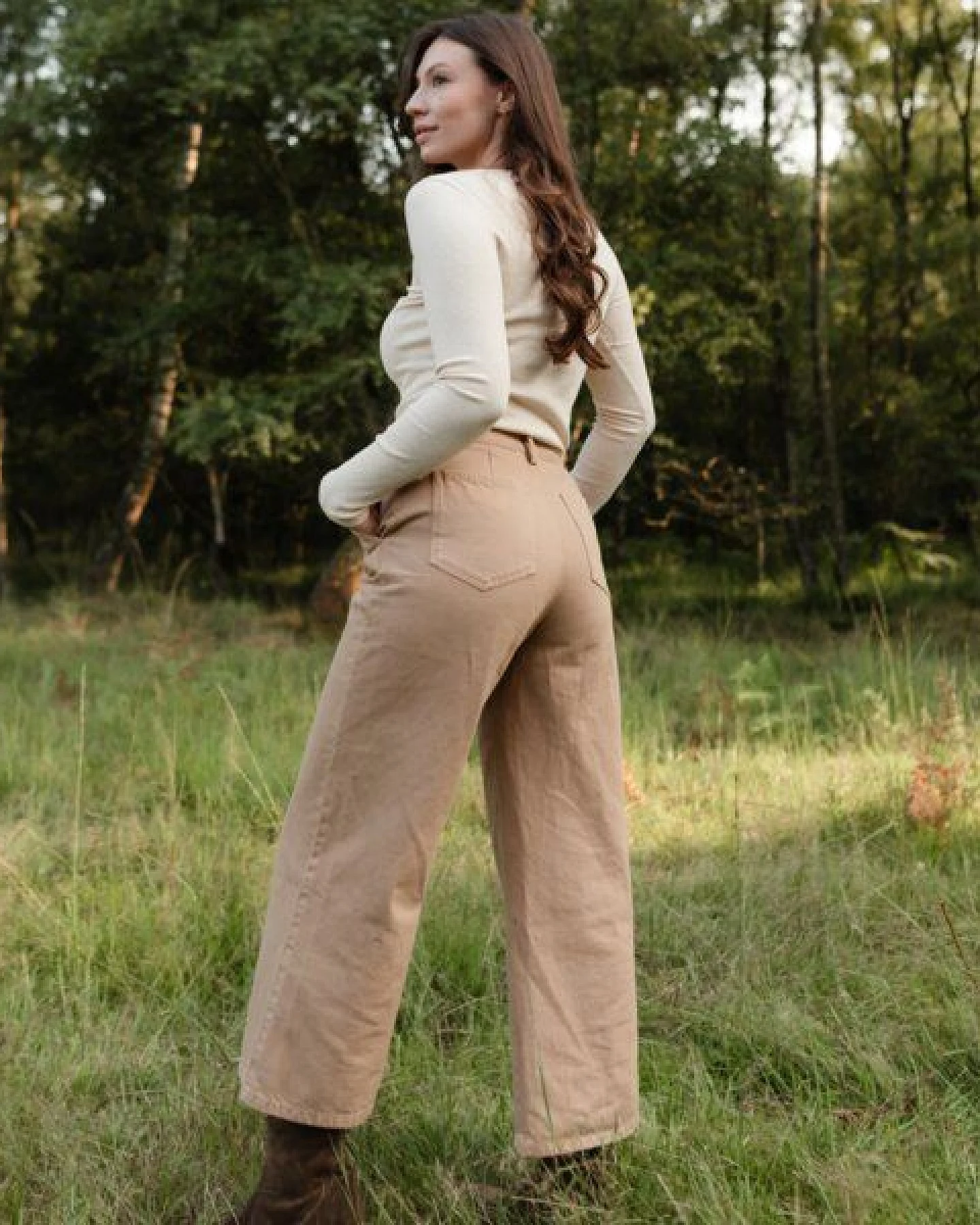 NORDLICHT Damen Hose LYKKE aus fester Bio-Baumwolle – Ansicht 3