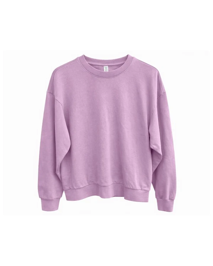 Mazine - Genderless Natural Dye Sweatshirt - Pullover Gr XS weiß/rosa