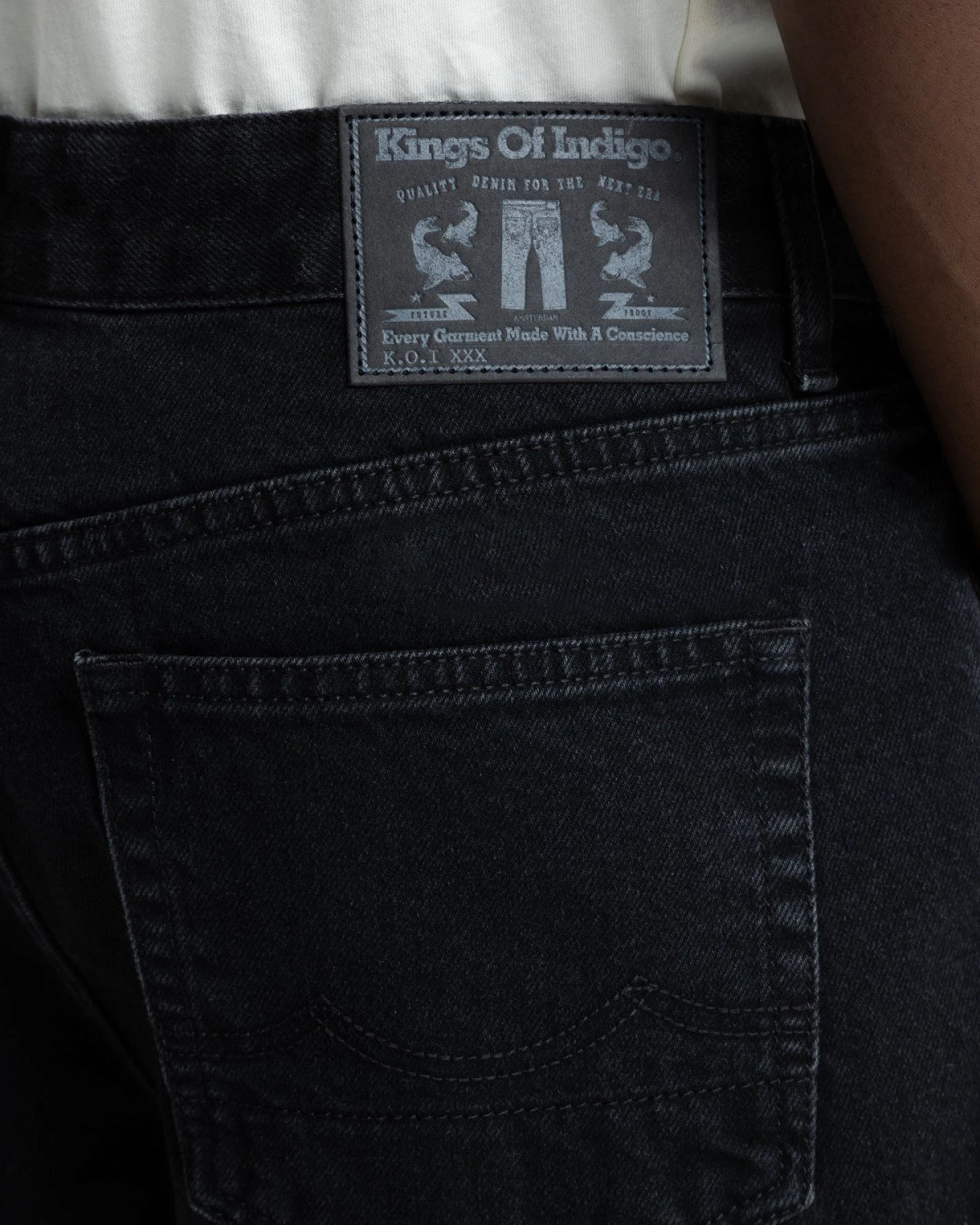 Jeans Sushan Holo Black Used – Ansicht 4
