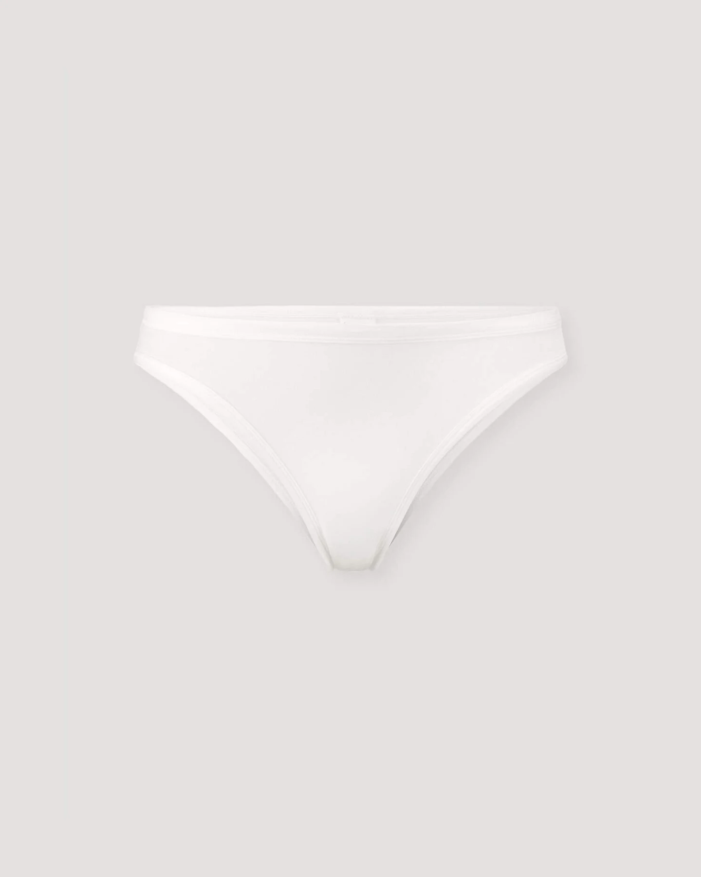 hessnatur Damen Slip Low Cut PURE BALANCE aus Bio-Baumwolle und TENCEL™ Modal - weiß - Größe 34 – Ansicht 3