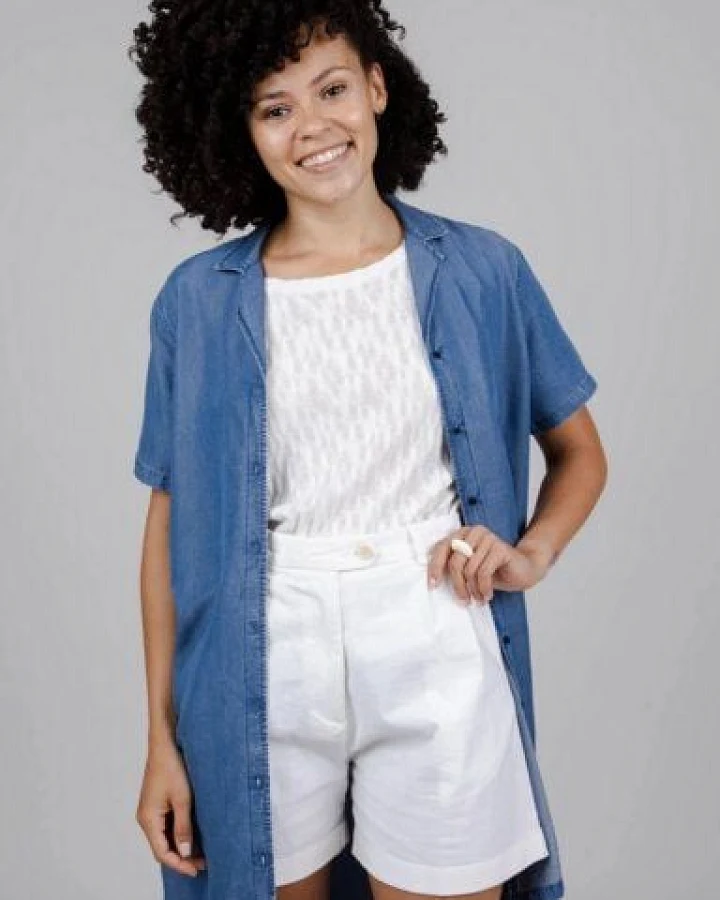 Brava Fabrics Denim Aloha Overshirt Indigo