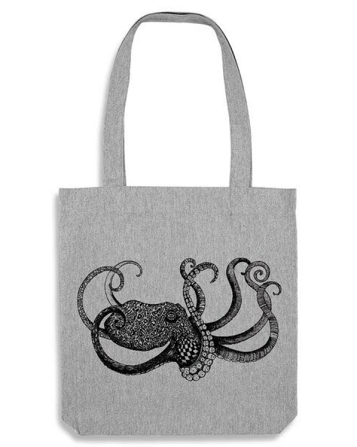 LIGARTI Jutebeutel – Oktopus