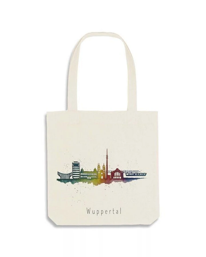 LIGARTI Jutebeutel – Wuppertal bunt
