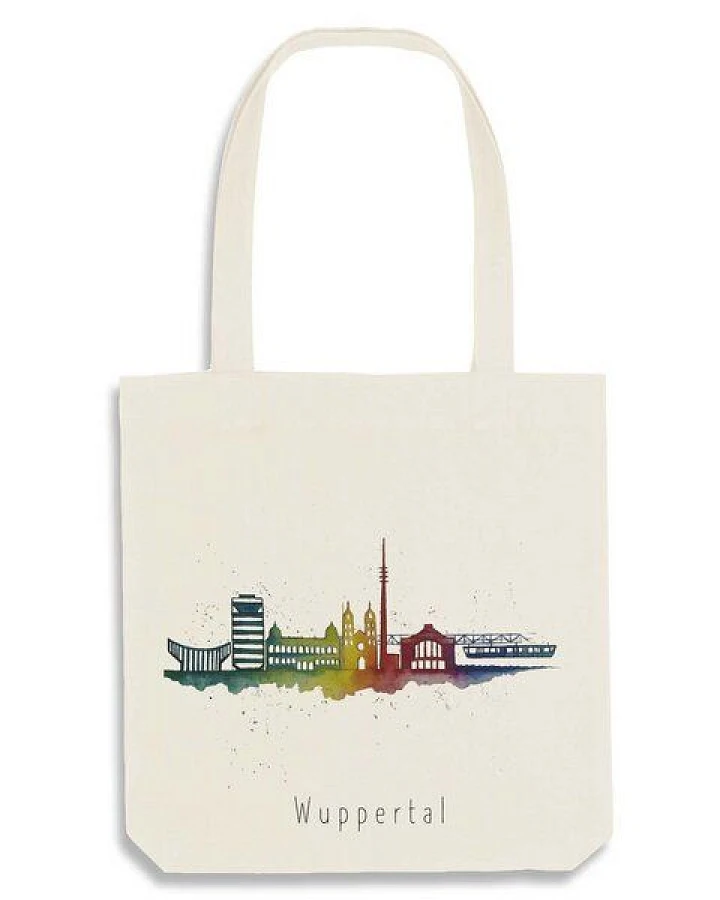LIGARTI Jutebeutel – Wuppertal bunt