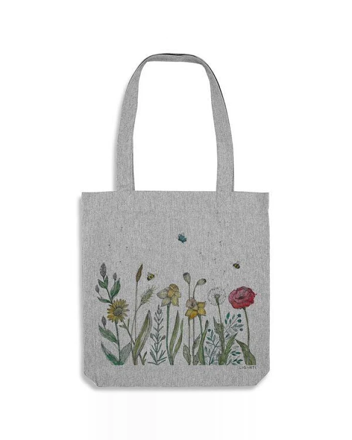 LIGARTI Jutebeutel – Blumenwiese