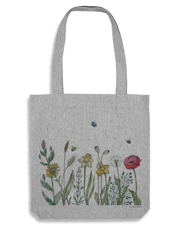 LIGARTI Jutebeutel – Blumenwiese