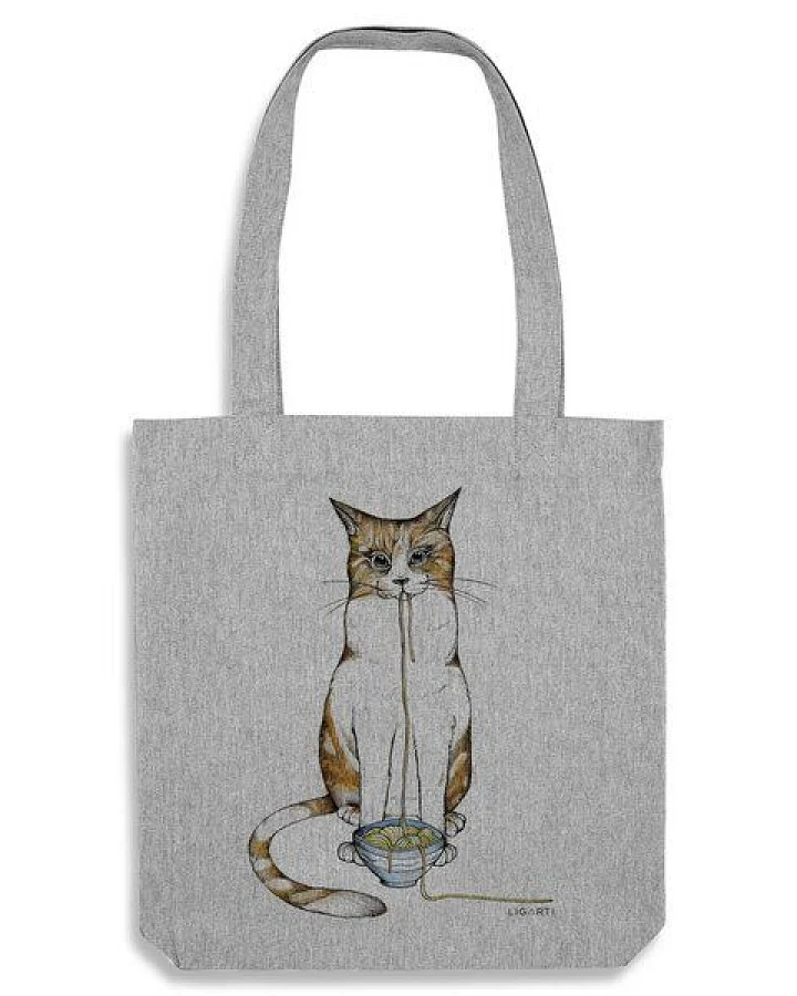 LIGARTI Jutebeutel – Ramenkatze