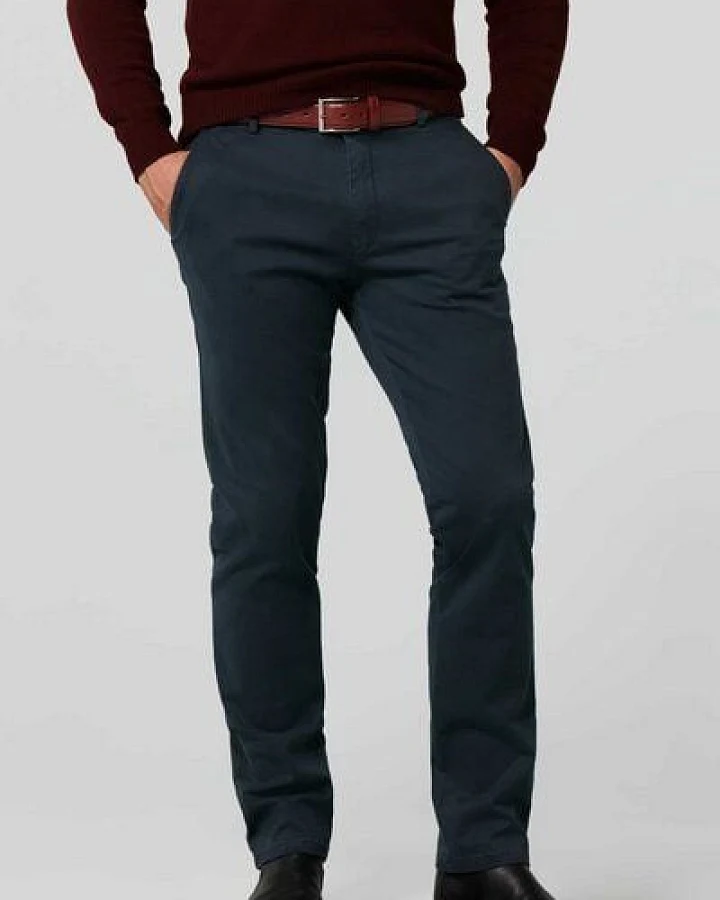 MEYER Micro Print Baumwoll-Chino