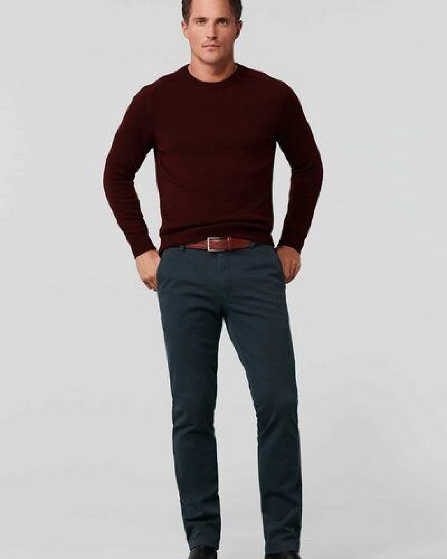 MEYER Micro Print Baumwoll-Chino – Ansicht 2