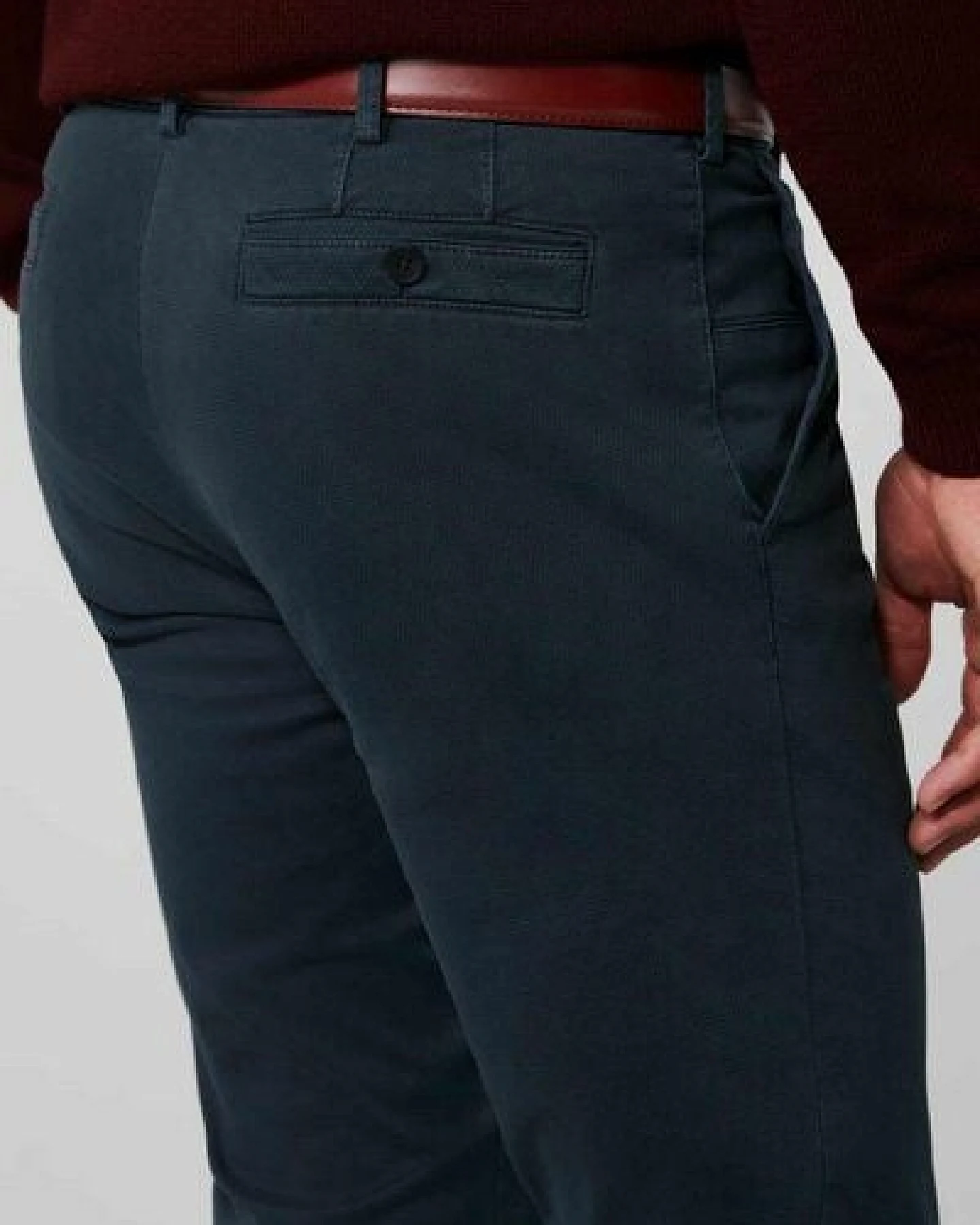 MEYER Micro Print Baumwoll-Chino – Ansicht 4
