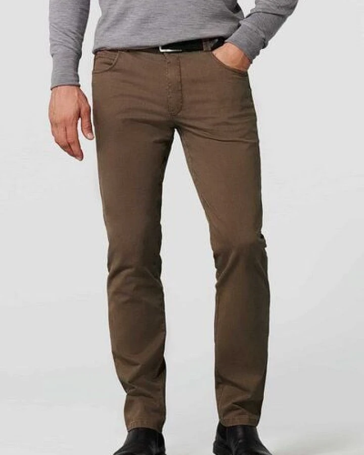 MEYER Bi-Colour Wool Look Chino
