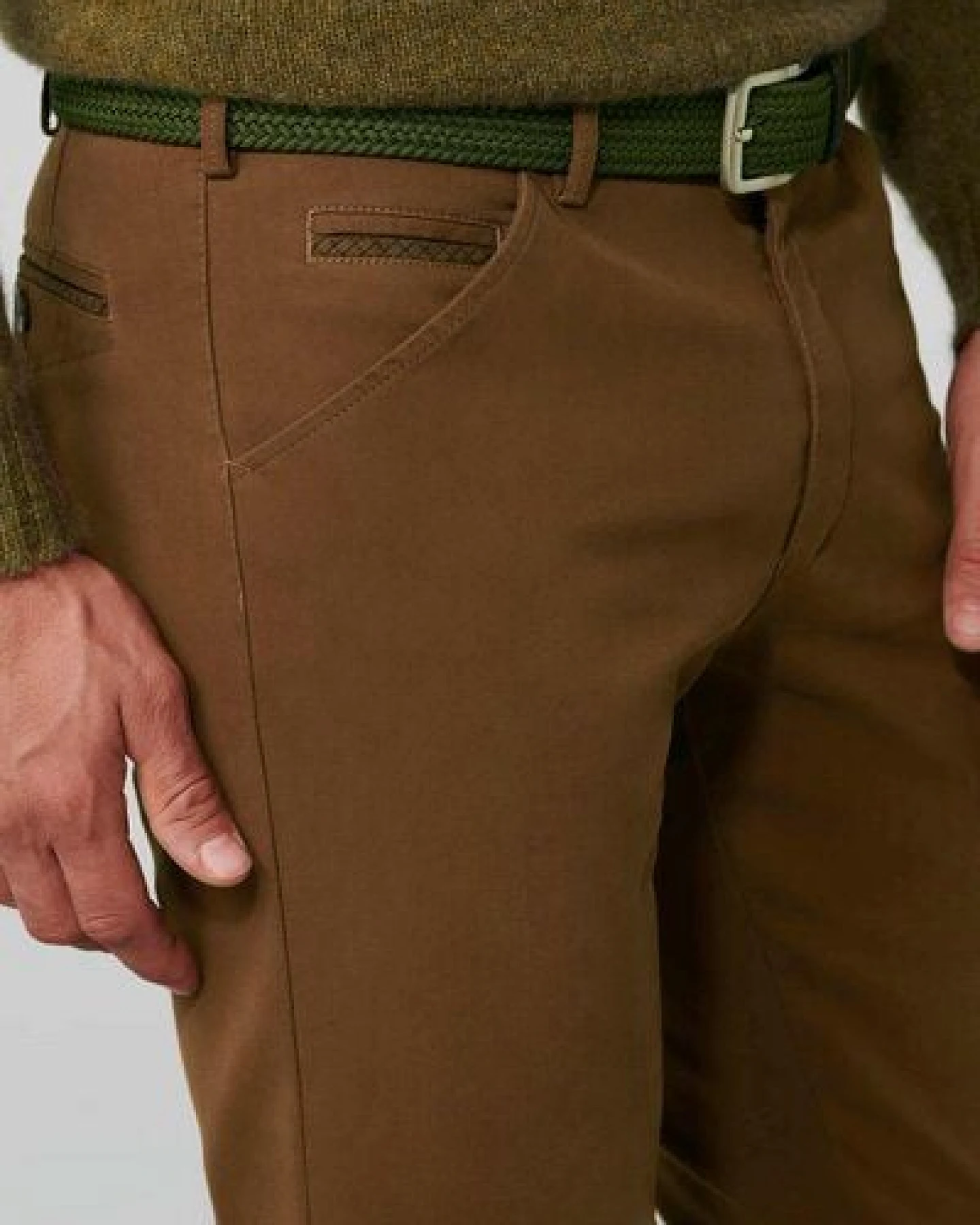 MEYER Flammé Double-Dyed Baumwoll-Chino – Ansicht 4