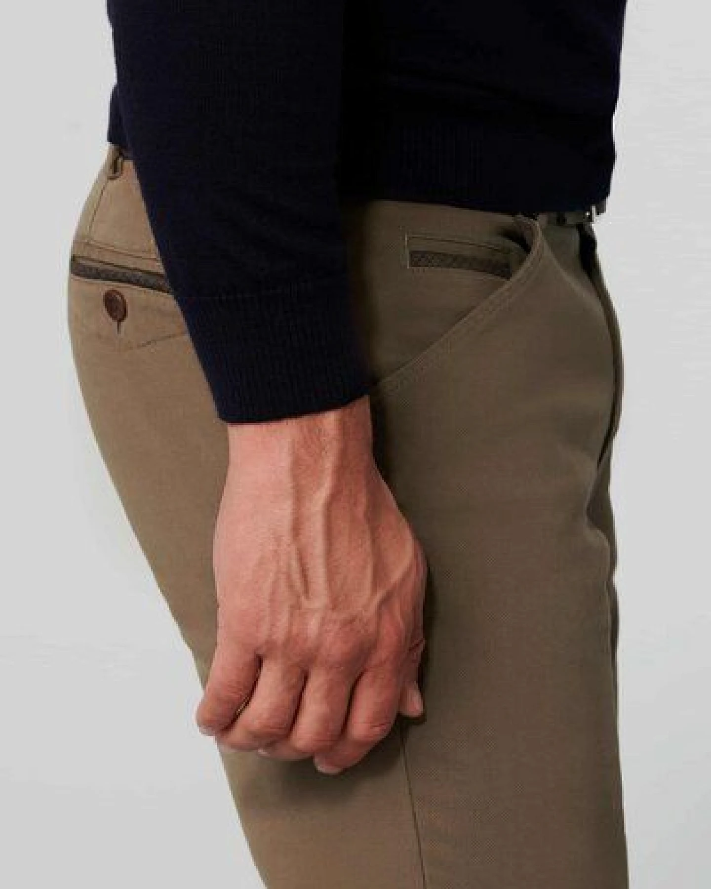 MEYER Flammé Double-Dyed Baumwoll-Chino – Ansicht 4