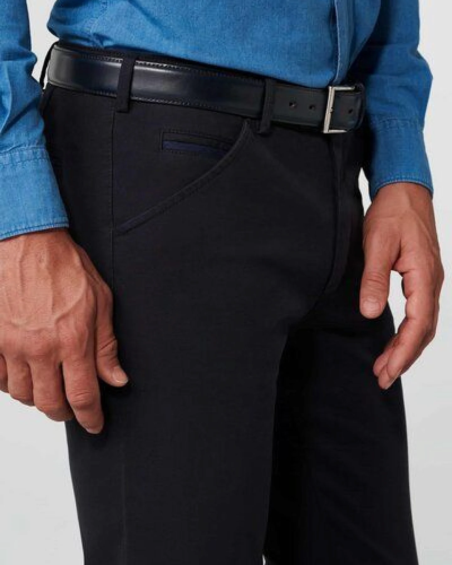 MEYER Flammé Double-Dyed Baumwoll-Chino – Ansicht 4