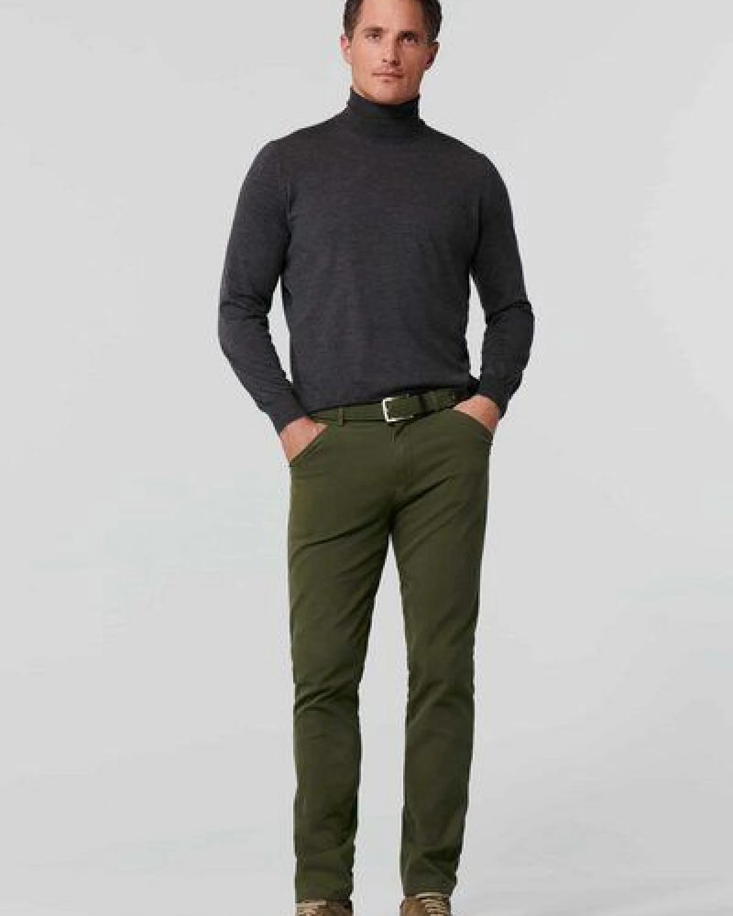 MEYER Flammé Double-Dyed Baumwoll-Chino – Ansicht 2