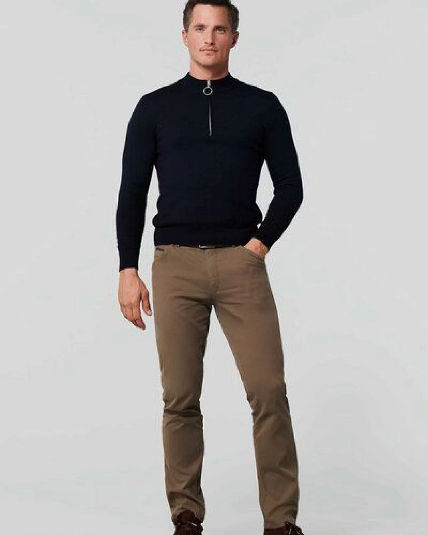 MEYER Flammé Double-Dyed Baumwoll-Chino – Ansicht 2