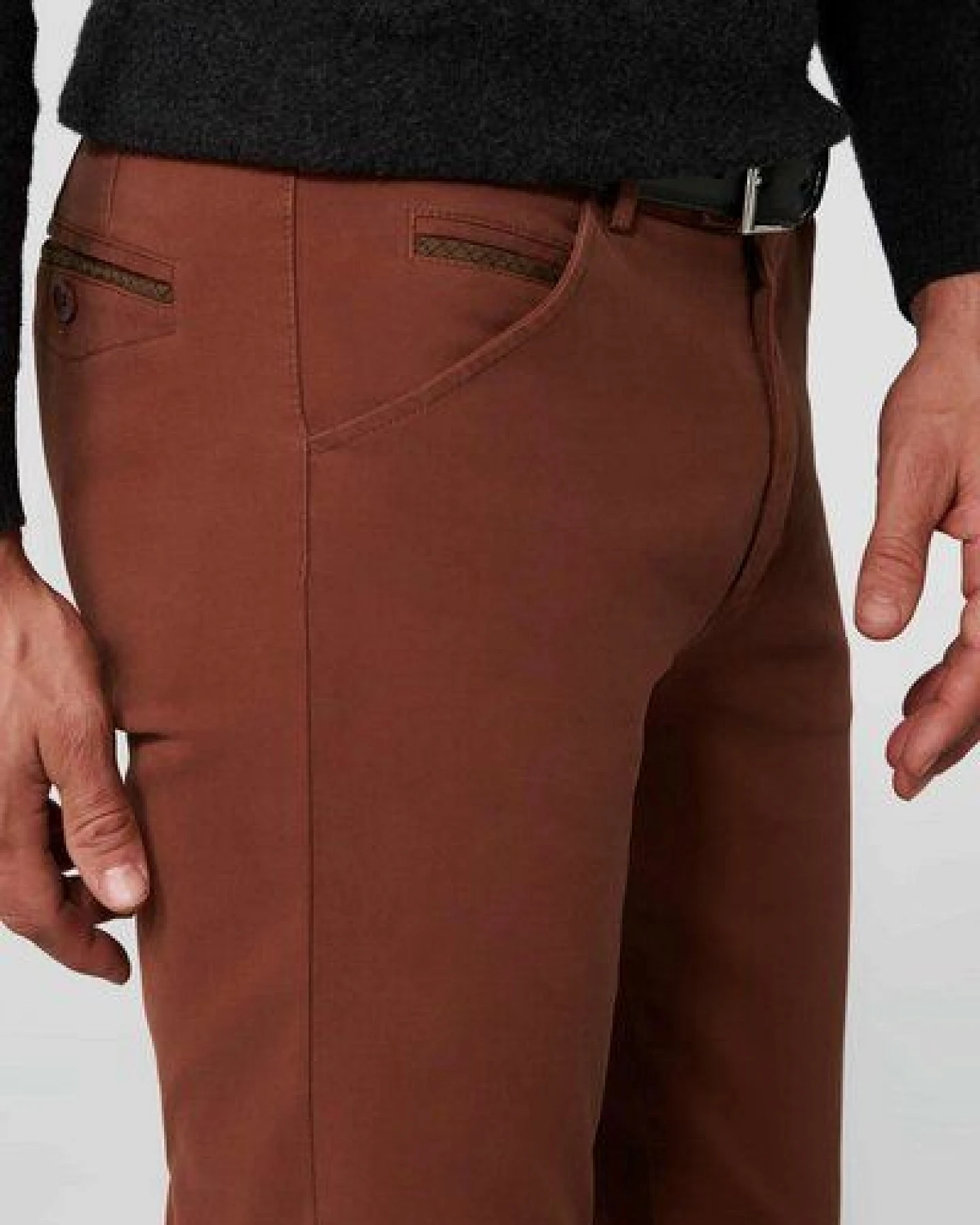 MEYER Flammé Double-Dyed Baumwoll-Chino – Ansicht 4