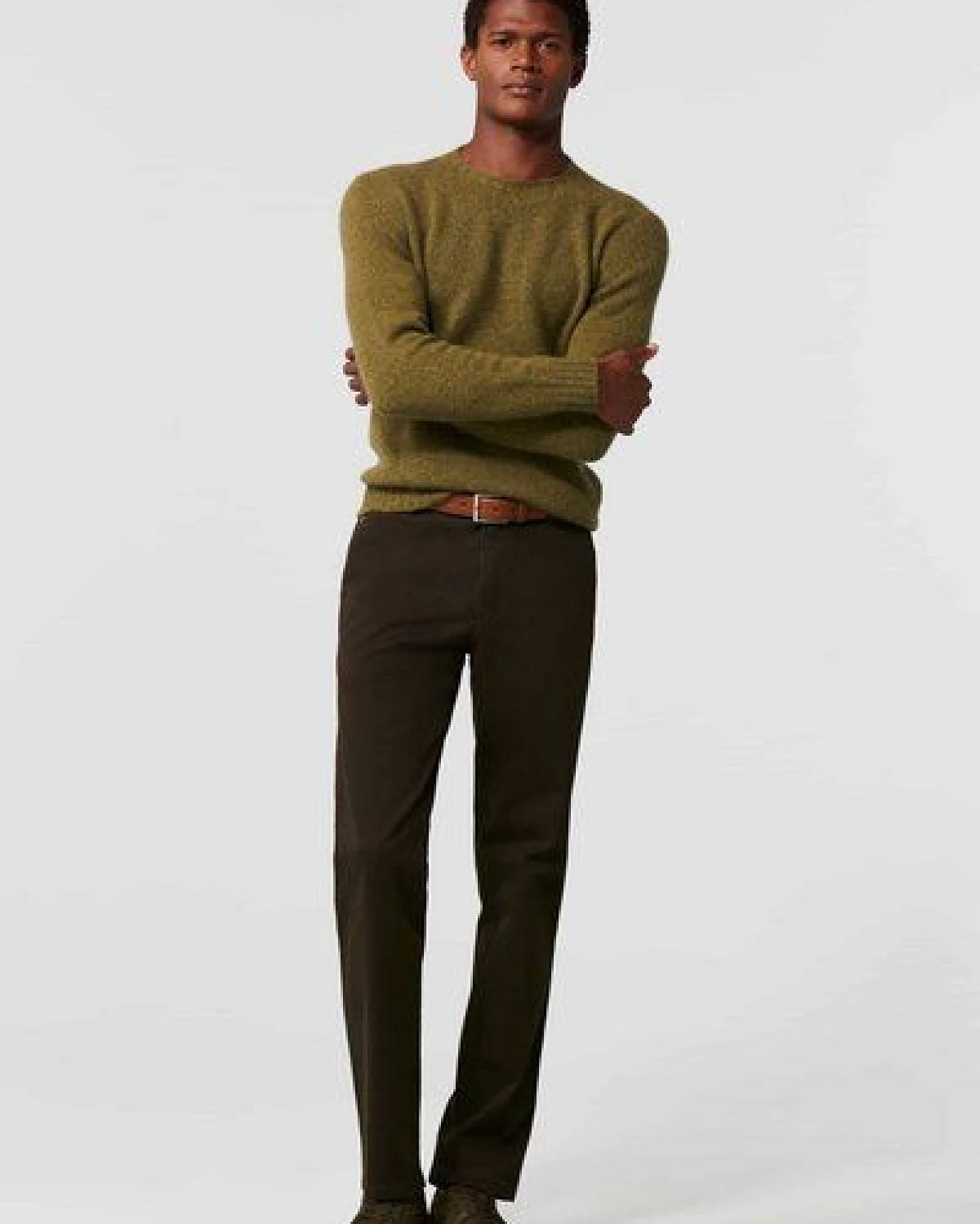 MEYER Micro Print Baumwoll Twill Chino – Ansicht 2