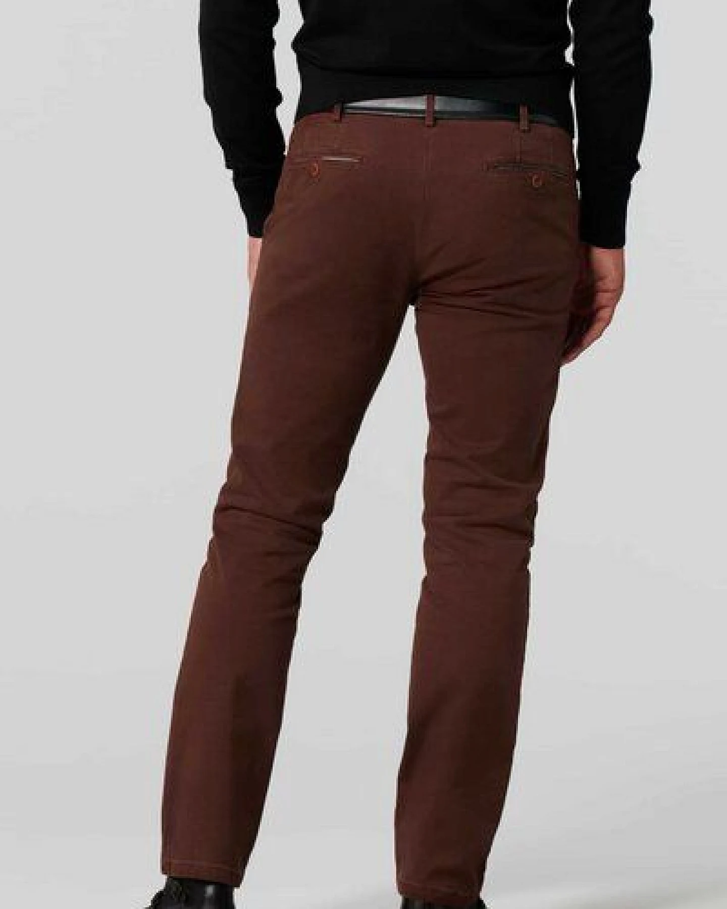 MEYER Micro Print Baumwoll Twill Chino – Ansicht 3