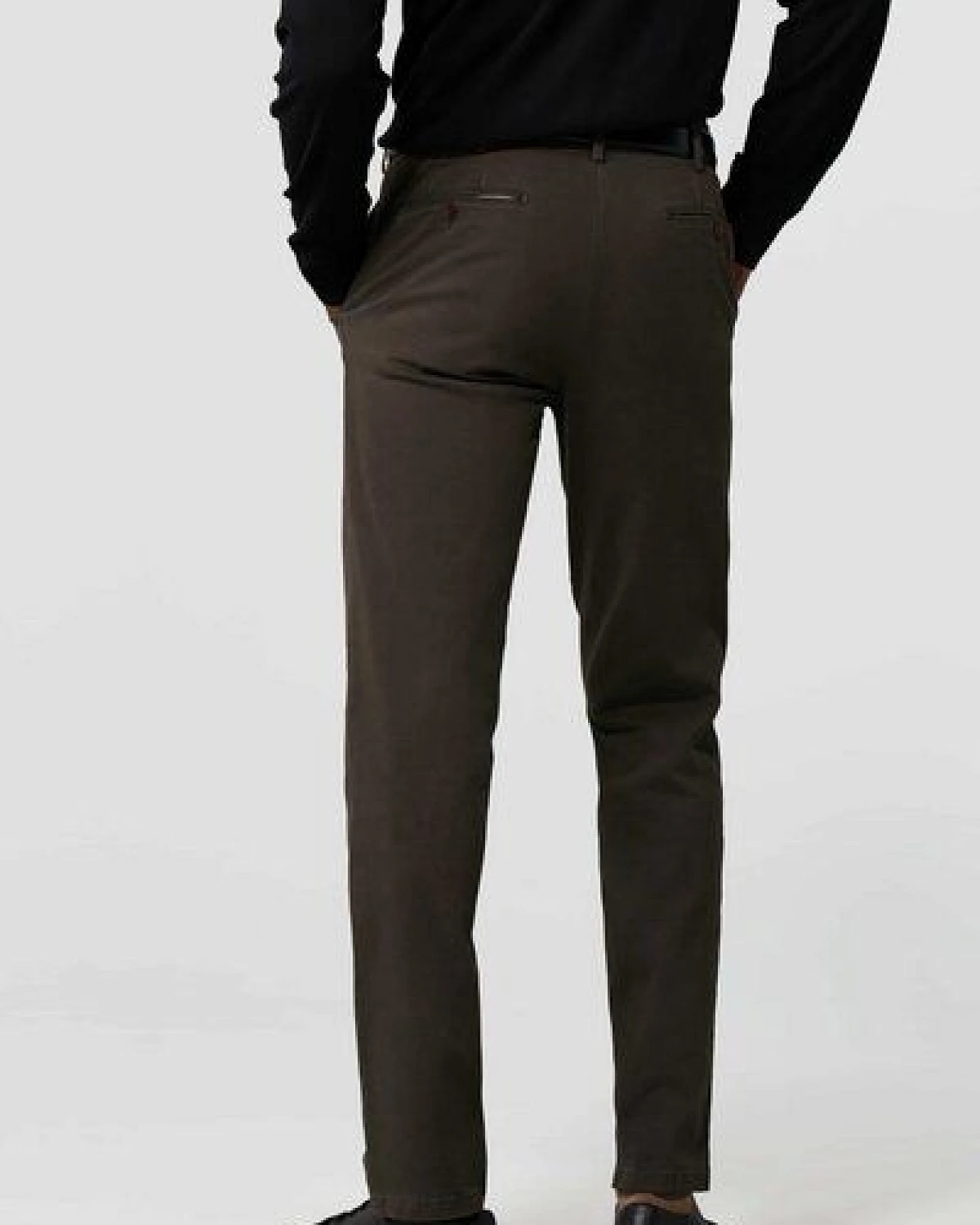 MEYER Micro Print Baumwoll Twill Chino – Ansicht 3