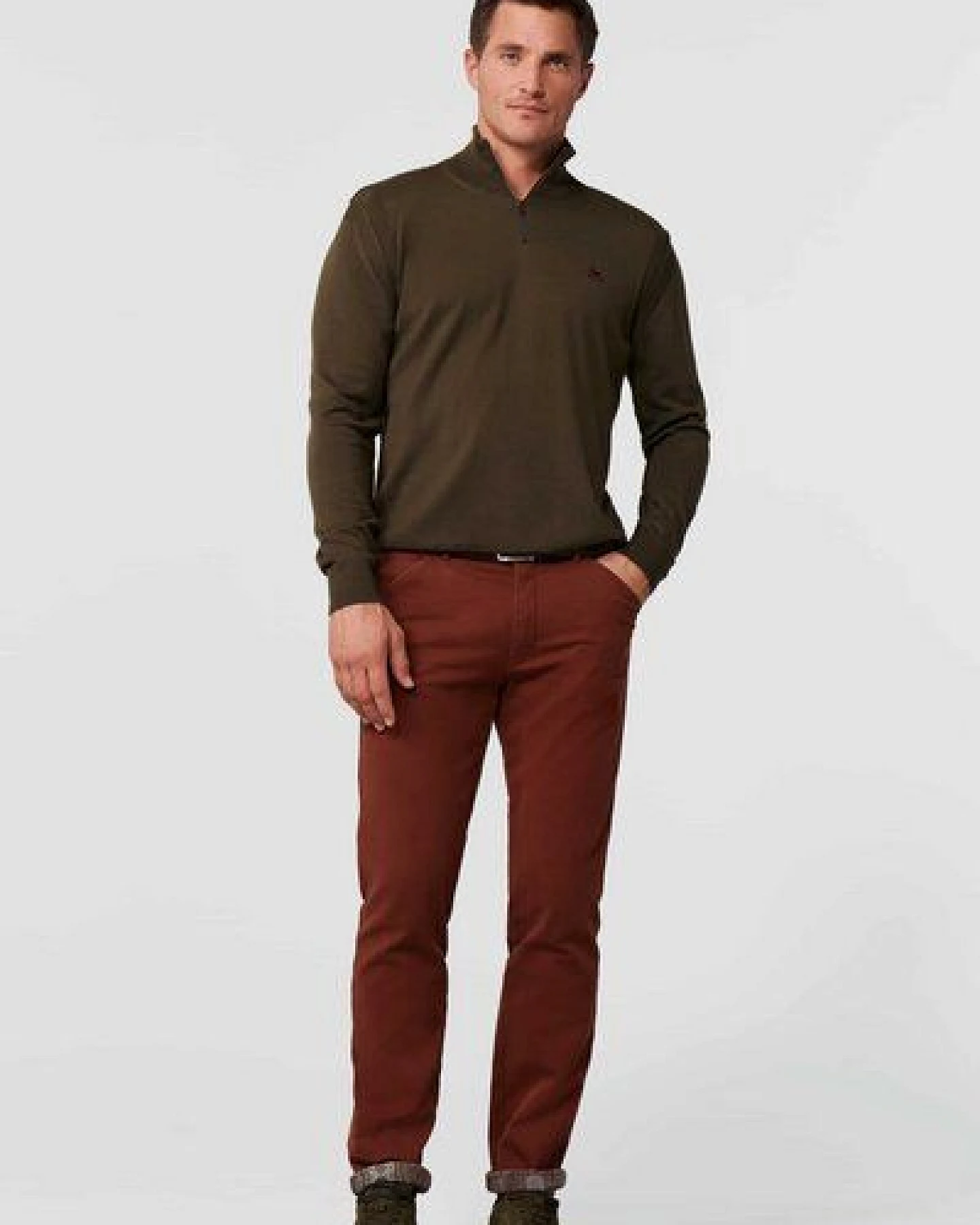 MEYER Thermo Supersoft Baumwoll-Chino – Ansicht 2