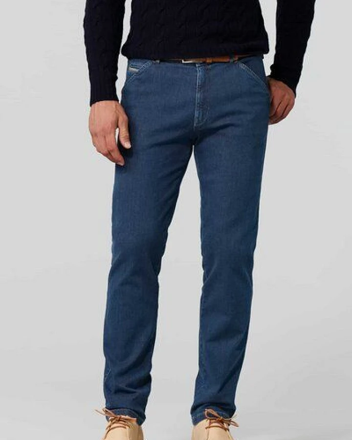 MEYER Bi-Colour Super-Stretch Denim