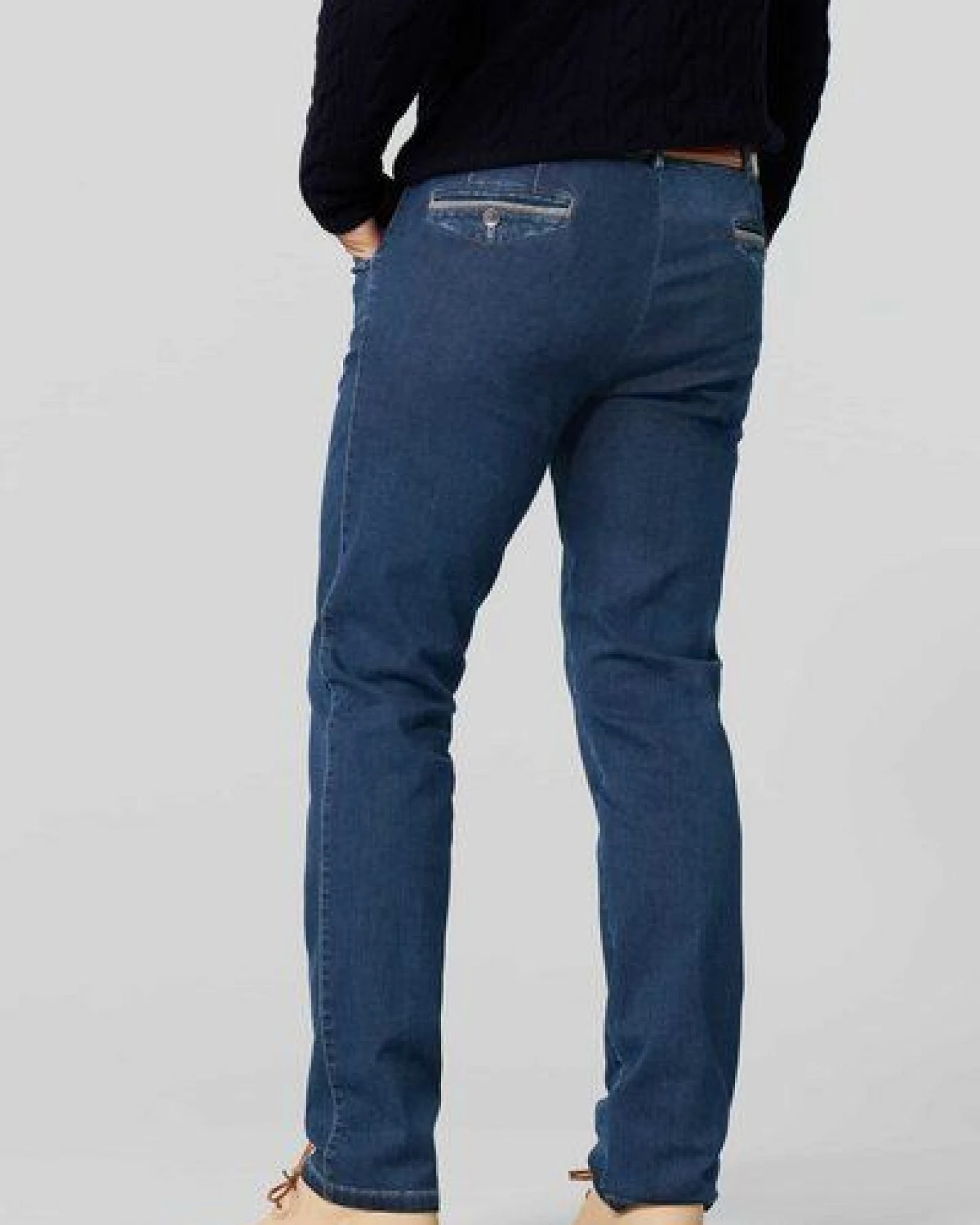 MEYER Bi-Colour Super-Stretch Denim – Ansicht 3